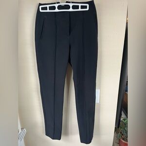 Alexander Wang Pleated Front Acetate-Blend Trousers